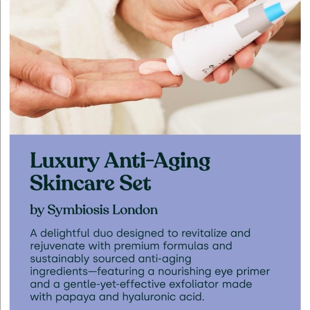Symbiosis London Luxury Anti-Aging Skincare Duo NEW